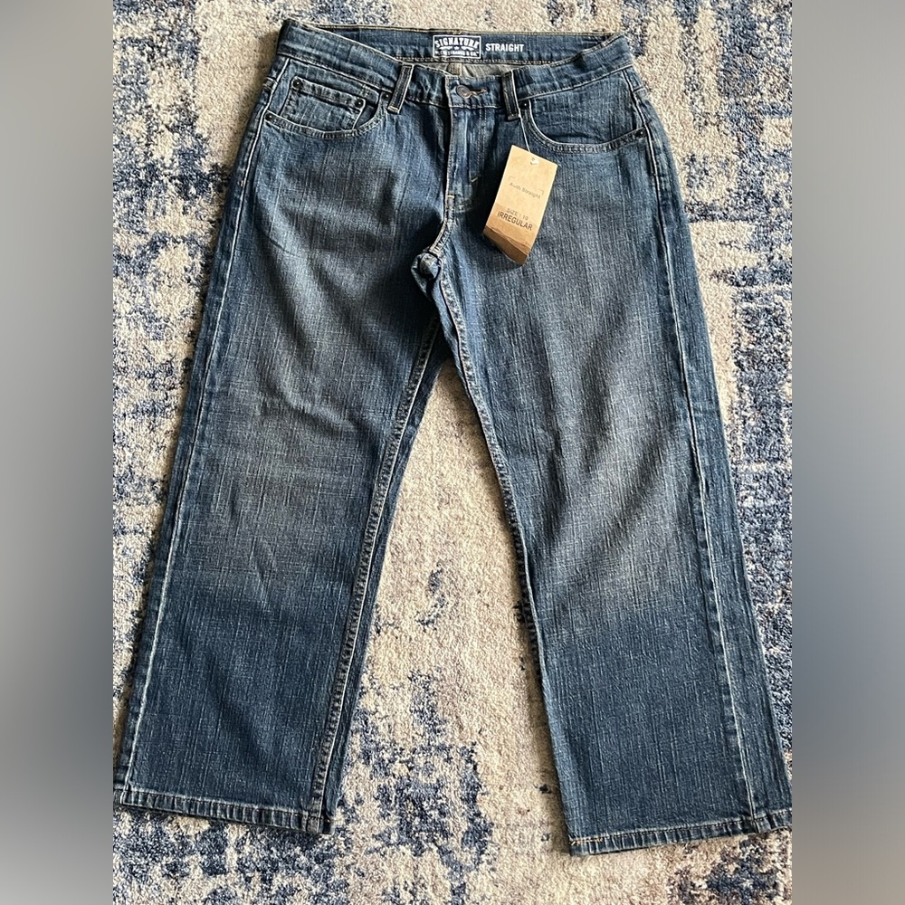 Classic Husky Blue Denim Jeans for Kids